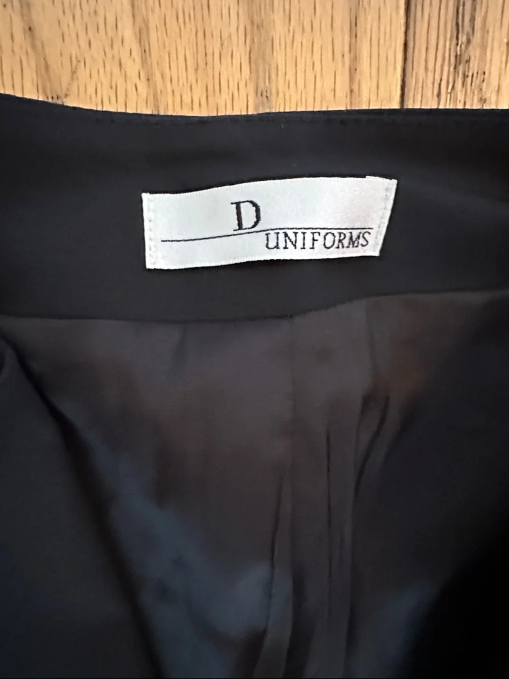 Classic D Uniforms Wool Black Blazer Jacket (Dior employee brand)
